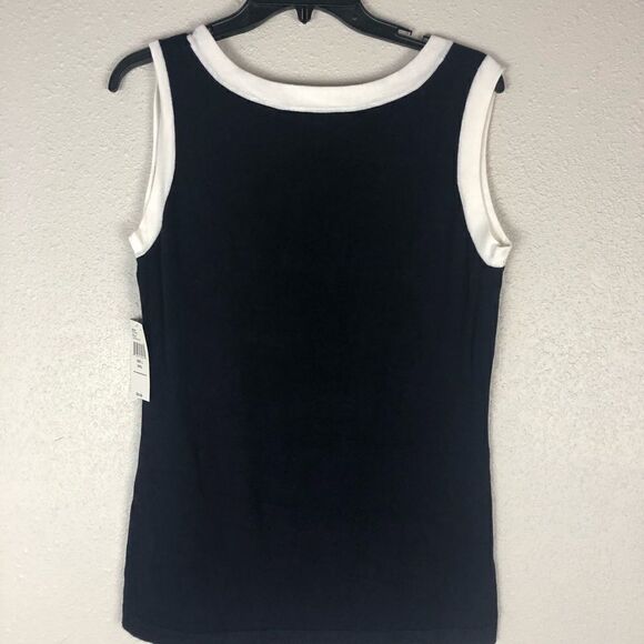 NWT Luciano Dante Navy Tank Top Size Large - Picture 5 of 6